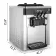 VEVOR Commercial Ice Cream Machine 20-28L/H Soft Serve with LED