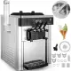 VEVOR Commercial Ice Cream Machine 20-28L/H Soft Serve with LED
