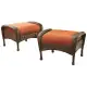 Better Homes and Gardens Azalea Ridge Outdoor Ottomans, Set of 2