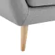 DukeLiving Nelly Upholstered Armchair (Light Grey)
