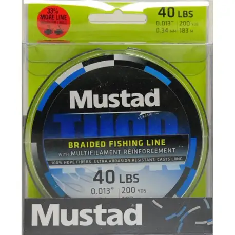 Mustad Thor Braided Line (Dark Green) - Size: 30lb 200yd