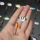 Colorful Fishing Lures Kit Spinner Trout Spoons Tackle Kit