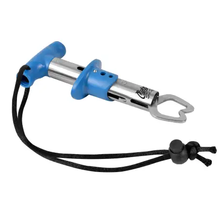 Cuda Fish Lip Gripper, 6", Stainless Steel, T-handle, Blue