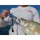 Cuda Fish Lip Gripper, 6", Stainless Steel, T-handle, Blue