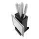 KlevaCut® Master Series 6pc Knife Set, Sharpener, Knife Block!