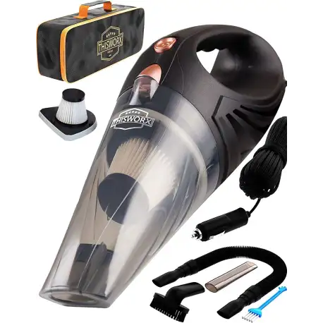THISWORX Car Vacuum Cleaner - Portable, High Power, Handheld