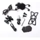 Motorcycle Phone Holder Fork Stem Mount Bracket with USB Charger