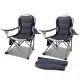 Weisshorn 2X Folding Camping Chairs Arm Chair for Portable