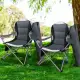 Weisshorn 2X Folding Camping Chairs Arm Chair for Portable