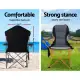 Weisshorn 2X Folding Camping Chairs Arm Chair for Portable
