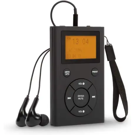 Portable DAB/DAB+ & FM Radio, Rechargeable Battery Powered