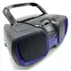 Sylvania Portable Bluetooth Boombox with Top-Loading CD Player