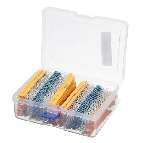 2600pcs 130 Values 1/4W 0.25W 1% Metal Film Resistors Assorted