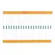 2600pcs 130 Values 1/4W 0.25W 1% Metal Film Resistors Assorted
