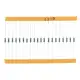 2600pcs 130 Values 1/4W 0.25W 1% Metal Film Resistors Assorted