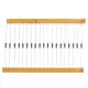 2600pcs 130 Values 1/4W 0.25W 1% Metal Film Resistors Assorted