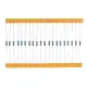 2600pcs 130 Values 1/4W 0.25W 1% Metal Film Resistors Assorted