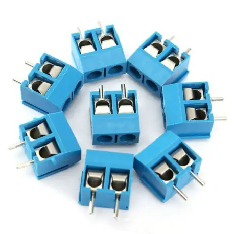 20pcs 2 Pin Plug-In Screw Terminal Block Connector 5.