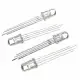 50pcs LED RGB Common Cathode 4-Pin F5 5MM Diode