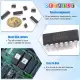 85pcs 10 Types Integrated Circuit Chip IC Chips Assortment Kit
