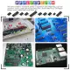 85pcs 10 Types Integrated Circuit Chip IC Chips Assortment Kit