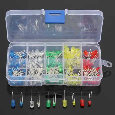 Geekcreit® 375pcs 3MM 5MM LED Light Emitting Diode Beads
