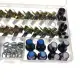 20PCS Single Potentiometer B5k/10k/20k/50k/100k Black White