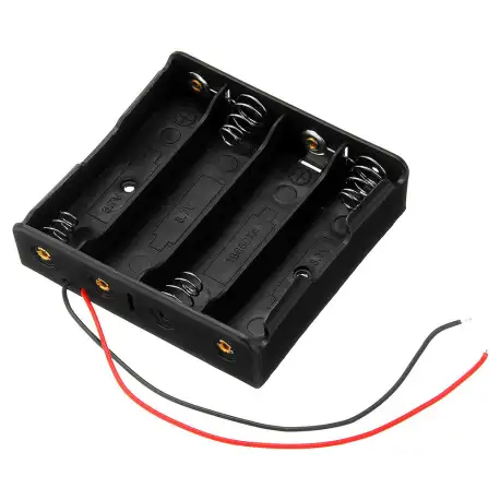 3pcs Plastic Battery Storage Case Box Battery Holder For 4 x