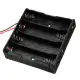 3pcs Plastic Battery Storage Case Box Battery Holder For 4 x