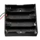 3pcs Plastic Battery Storage Case Box Battery Holder For 4 x