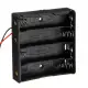 3pcs Plastic Battery Storage Case Box Battery Holder For 4 x