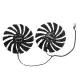 2pcs MSI RX580 FDC10U12S9-C Fan Graphics Card Cooling Fan