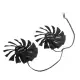 2pcs MSI RX580 FDC10U12S9-C Fan Graphics Card Cooling Fan
