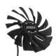 2pcs MSI RX580 FDC10U12S9-C Fan Graphics Card Cooling Fan