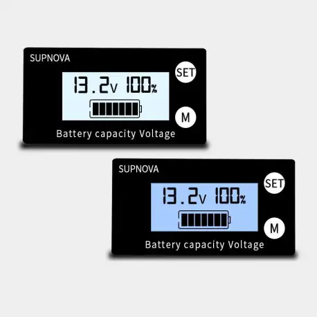10-100V LCD Lithium Lead-acid Battery Power Indicator Voltmeter