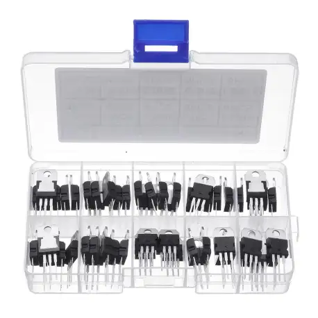 60pcs 10 Values TO-220 Voltage Regulator Transistor Triode Kit