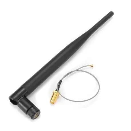 2.4GHz 6dBi 50ohm Wireless Wifi Omni Copper Dipole Antenna SMA