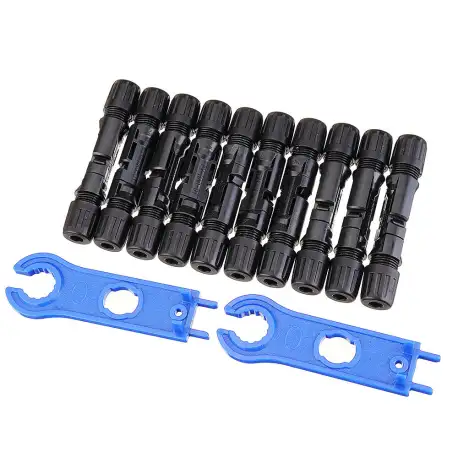10pairs MC4 Connector+1pair Spanner Male Female 30A Cable Plug