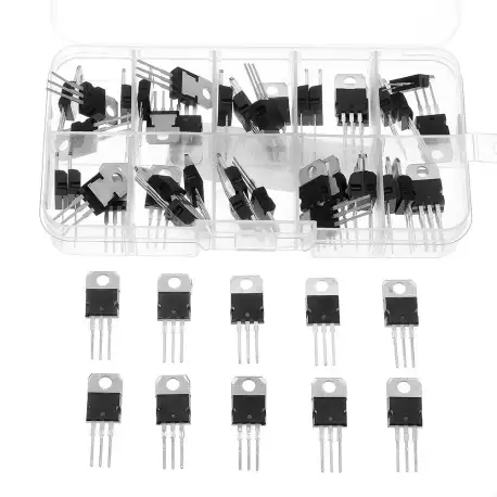 Aemedy® 50Pcs 10value LM317T L7805 L7806 L7808 L7809 L7810