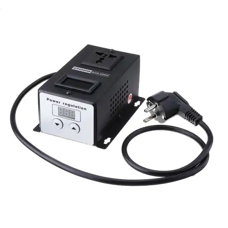 EU/UK Plug AC 220V 4000W SCR Electronic Voltage Regulator Power
