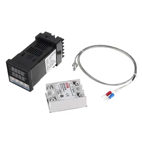 REX-C100 Digital PID Temperature Controller Thermostat SSR