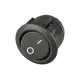 20Pcs Black Mini Round 2 Pin SPST ON-OFF Rocker Push Button