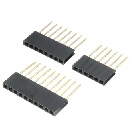 20pcs 8P 10P 2.54MM Stackable Long Connector Female Pin Header