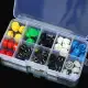 50pcs Tactile Push Button Switch Momentary Tact & Cap Assorted