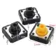 50pcs Tactile Push Button Switch Momentary Tact & Cap Assorted