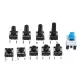180Pcs 10 Values Tactile Push Button Switch Mini Momentary Tact