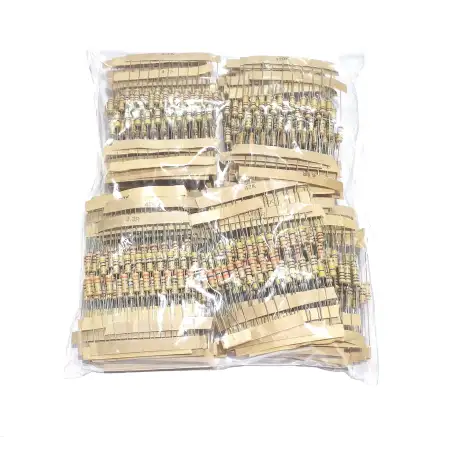 1000pcs 1/2W 5% 100Values 1-10M ohm Carbon Film Resistors
