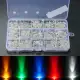 750Pcs 3mm Diodes LED Light Yellow Red Blue Green White