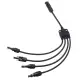 Y Branch MC4 Solar Panel Adaptor Cable Connector(1, M/FFFF and