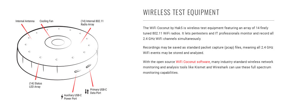 VIRTUSFAB HAK5 WIFI COCONUT DETAILS
